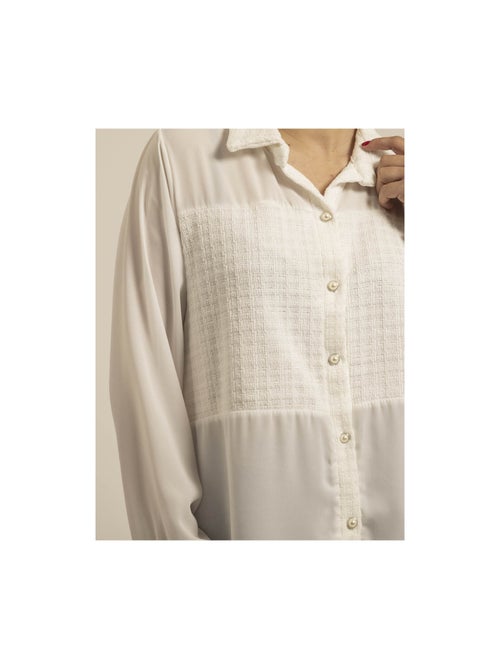 Camicia voile tweed ORENZA - Kiabi