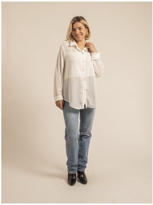Camicia voile tweed ORENZA - Kiabi