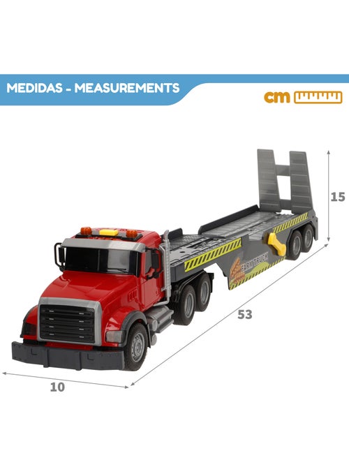 Camion da trasporto agricolo con luci e suoni 1:14 + trattore e rimorchio speed & go - Kiabi Camion da trasporto agricolo con luci e suoni 1:14 + trattore e rimorchio speed & go - Kiabi
