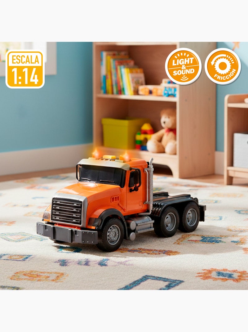 Camion da trasporto con luci e suoni 1:14 + barca giocattolo speed & go N/D - Kiabi