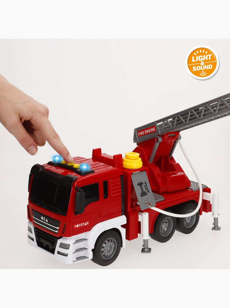 Camion dei pompieri giocattolo a frizione con luci e suoni 1:10 speed & go N/D - Kiabi