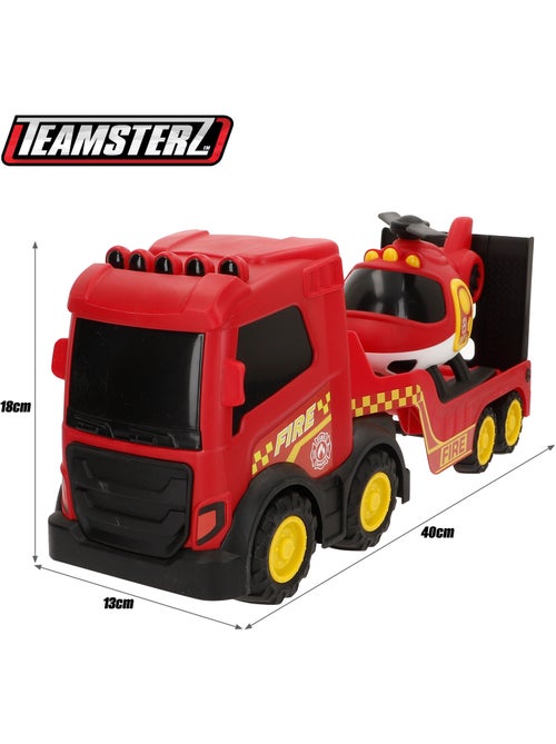 Camion dei pompieri giocattolo teamsterz con elicottero - Kiabi Camion dei pompieri giocattolo teamsterz con elicottero - Kiabi