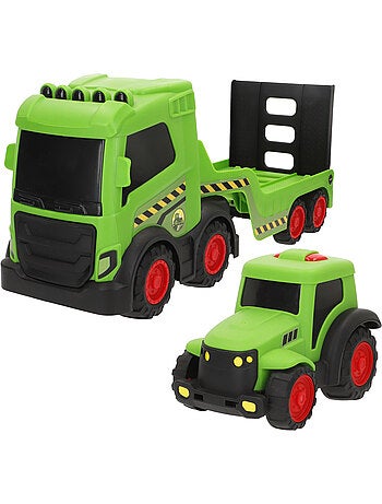 Camion giocattolo agricolo teamsterz con trattore