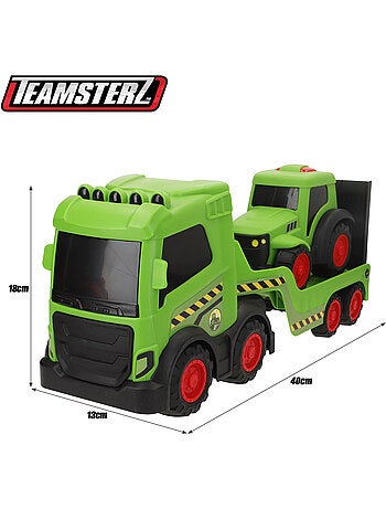 Camion giocattolo agricolo teamsterz con trattore