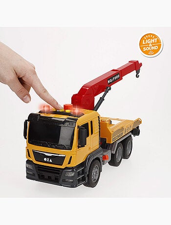 Camion gru a frizione con luce e suono 1:10 speed & go