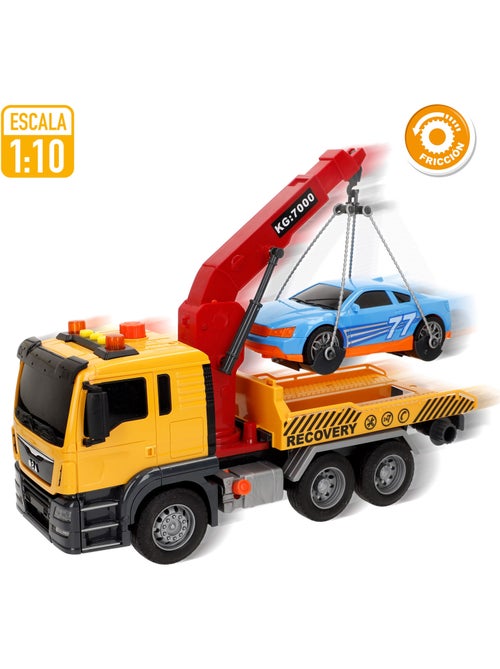 Camion gru a frizione con luce e suono 1:10 speed & go - Kiabi Camion gru a frizione con luce e suono 1:10 speed & go - Kiabi