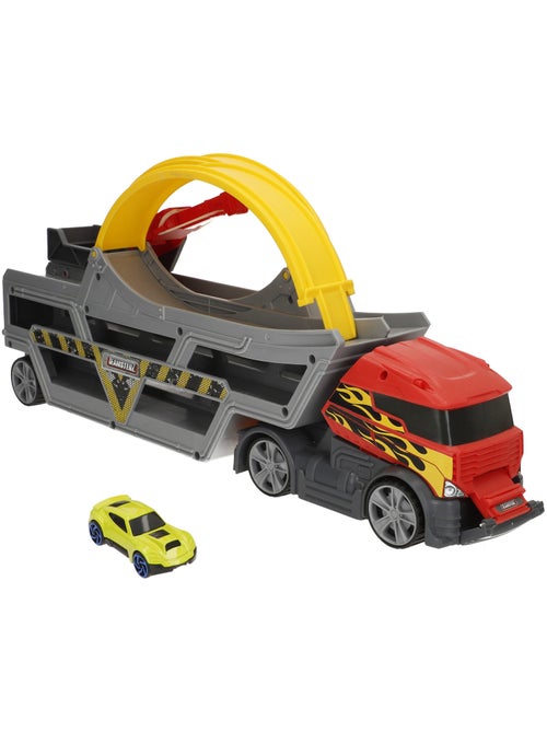 Camion lanciatore di auto con binario ad anello e auto in metallo teamsterz - Kiabi Camion lanciatore di auto con binario ad anello e auto in metallo teamsterz - Kiabi