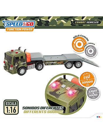 Camion militare con luci e suoni speed & go