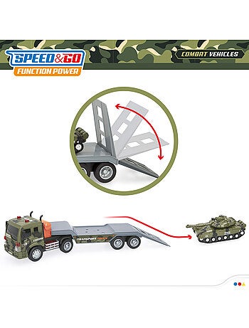 Camion militare con luci e suoni speed & go