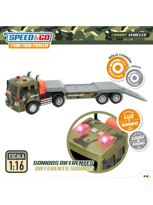 Camion militare con luci e suoni speed & go - Kiabi Camion militare con luci e suoni speed & go - Kiabi