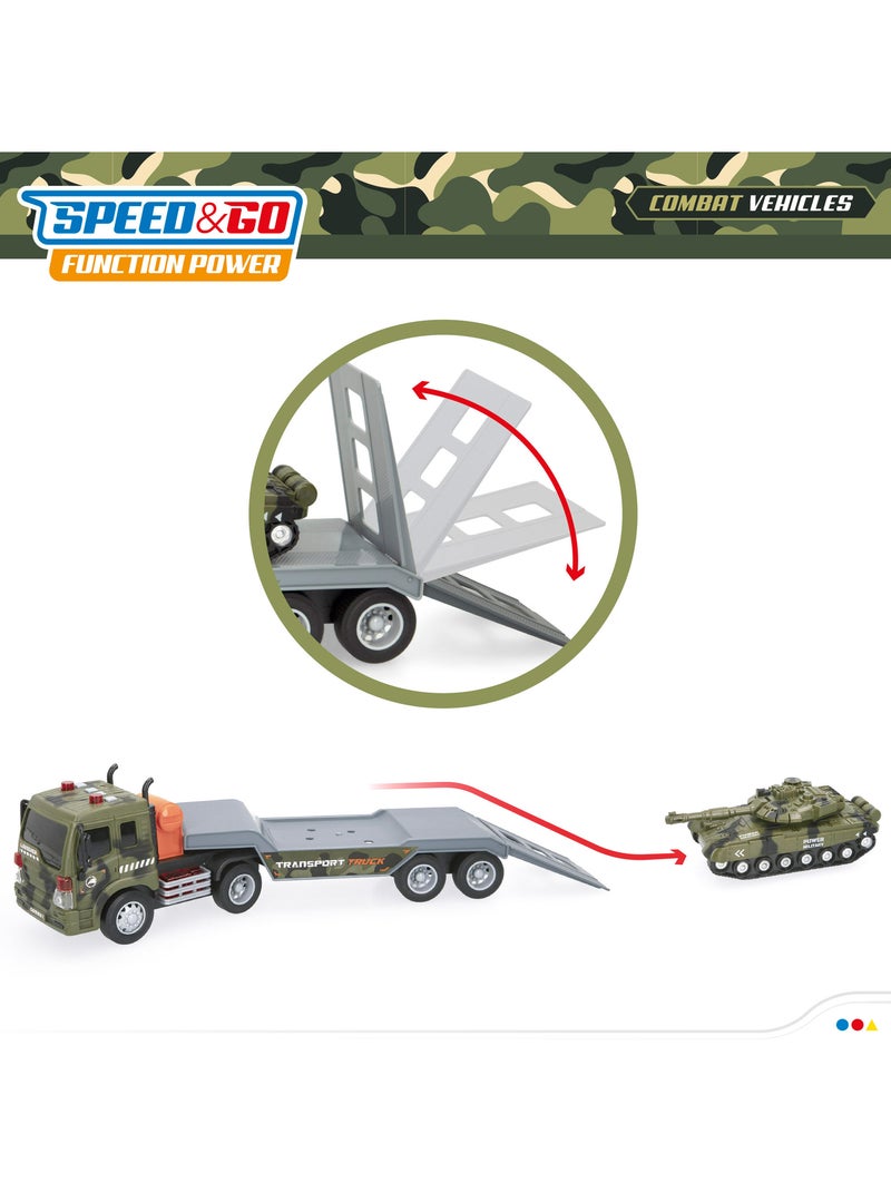 Camion militare con luci e suoni speed & go N/D - Kiabi