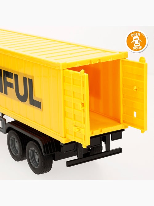Camion portacontainer a attrito con luci e suoni speed & go - Kiabi Camion portacontainer a attrito con luci e suoni speed & go - Kiabi