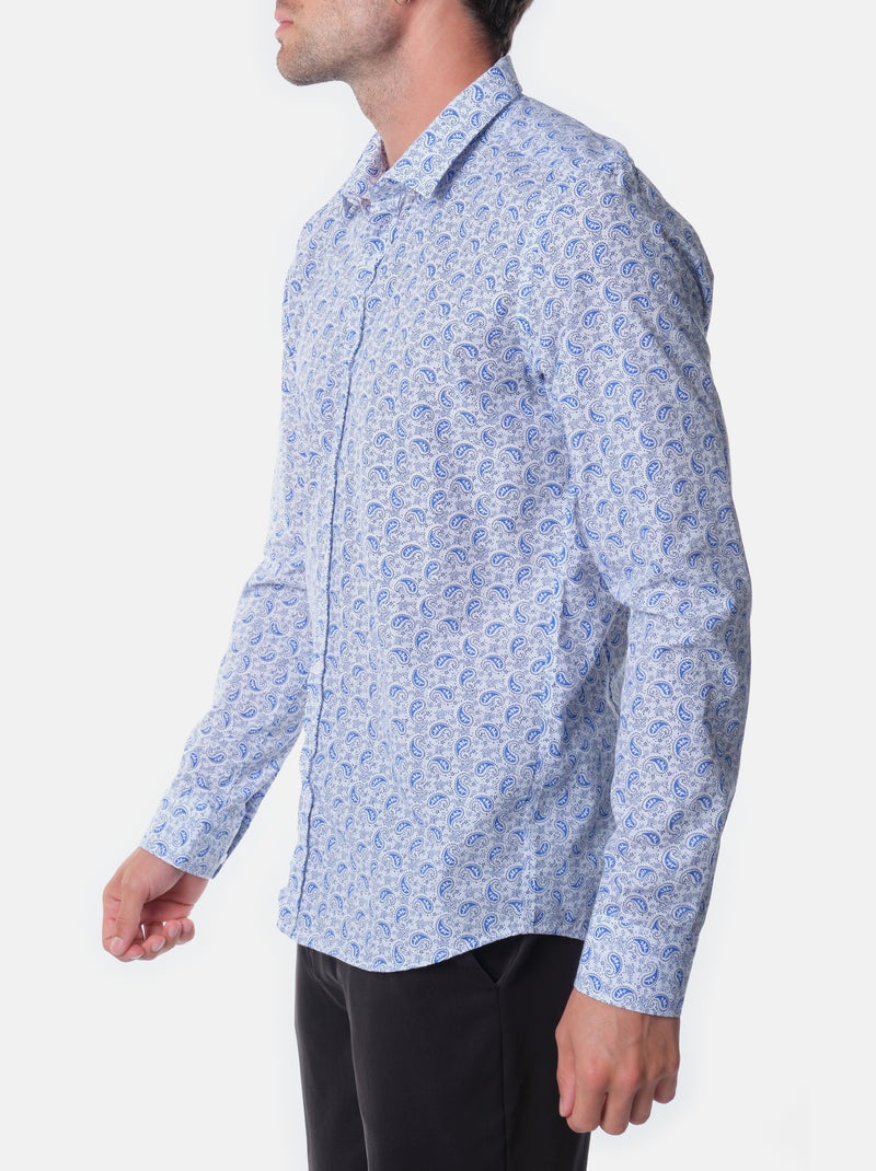 Camisa estampada Blu cielo - Kiabi