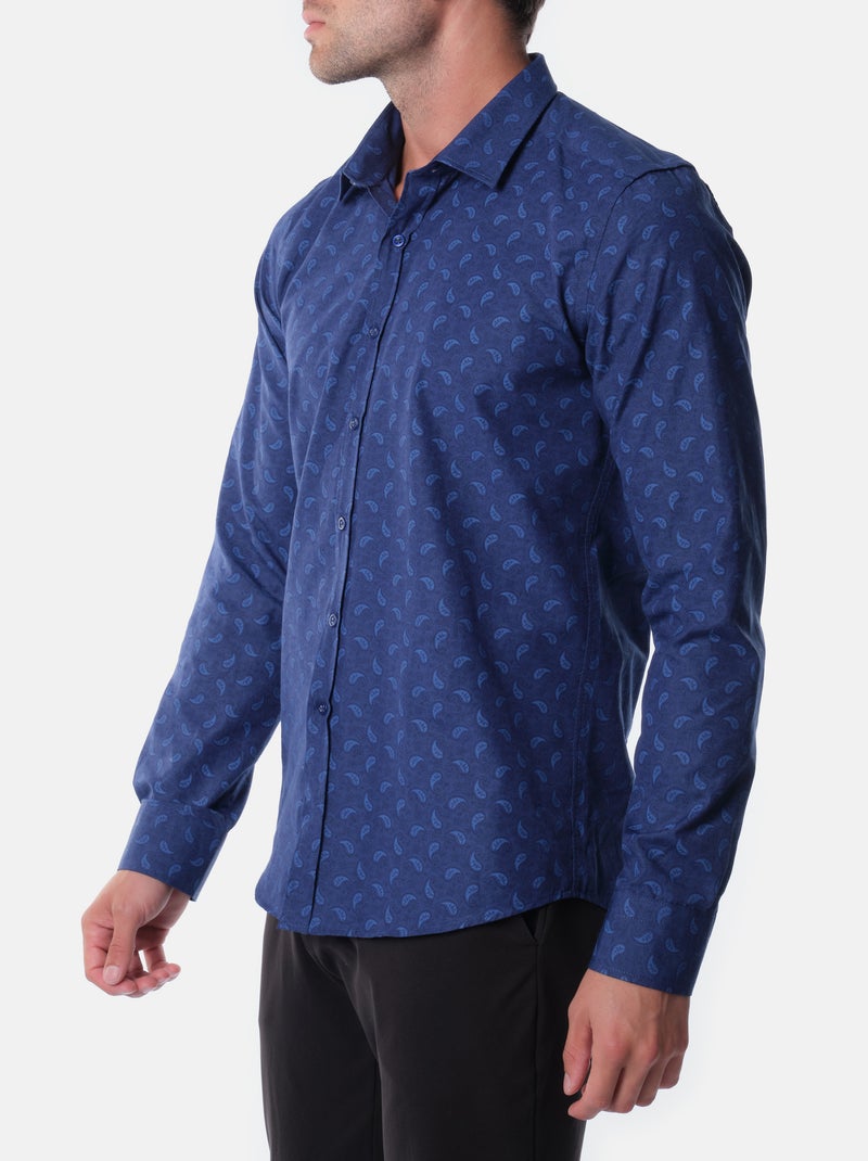 Camisa estampada Blu marino - Kiabi