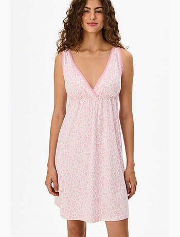 Camisola leopard in pizzo penti