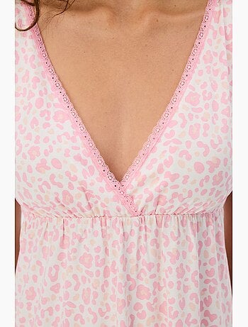 Camisola leopard in pizzo penti
