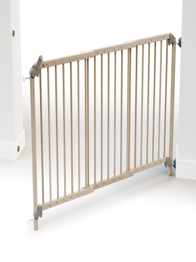 Cancelletto di sicurezza bambini estensibile legno LOKEE Marrone nocciola - Kiabi