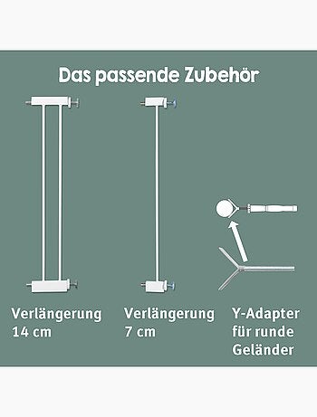 Cancelletto di sicurezza minimalista per porte e scale easySafe+ – Roba