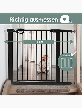 Cancelletto di sicurezza minimalista per porte e scale easySafe+ – Roba