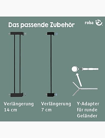 Cancelletto di sicurezza minimalista per porte e scale easySafe+ – Roba