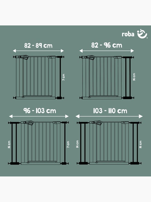 Cancelletto di sicurezza minimalista per porte e scale easySafe+ – Roba - Kiabi