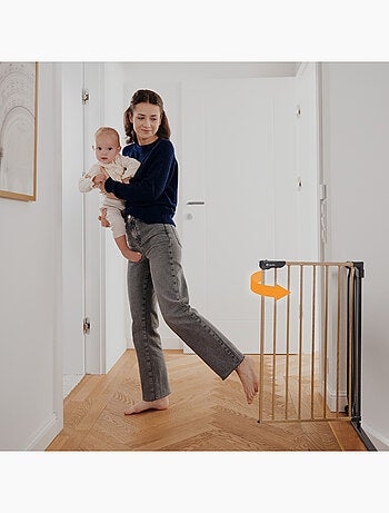 Cancelletto di sicurezza per bambini LIONELO Truus Slim - 75-105 cm - Montaggio a pressione - Non ri