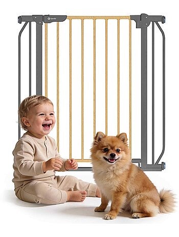 Cancelletto di sicurezza per bambini LIONELO Truus Slim - 75-105 cm - Montaggio a pressione - Non ri