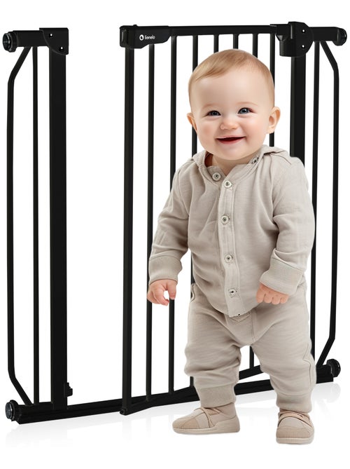 Cancelletto di sicurezza per bambini LIONELO Truus Slim - 75-105 cm - Montaggio a pressione - Non ri - Kiabi Cancelletto di sicurezza per bambini LIONELO Truus Slim - 75-105 cm - Montaggio a pressione - Non ri - Kiabi