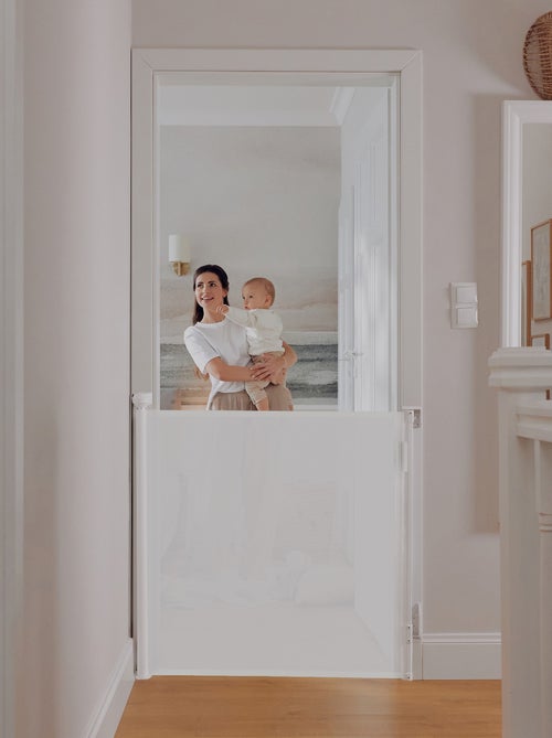 Cancelletto di sicurezza retrattile - LIONELO Thea - 85 x 140 cm - Senza soglia - Kiabi Cancelletto di sicurezza retrattile - LIONELO Thea - 85 x 140 cm - Senza soglia - Kiabi