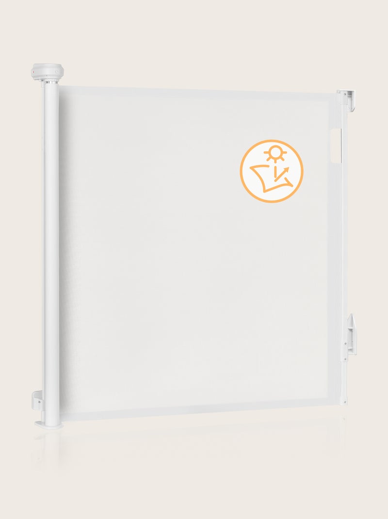Cancelletto di sicurezza retrattile - LIONELO Thea - 85 x 140 cm - Senza soglia Bianco - Kiabi