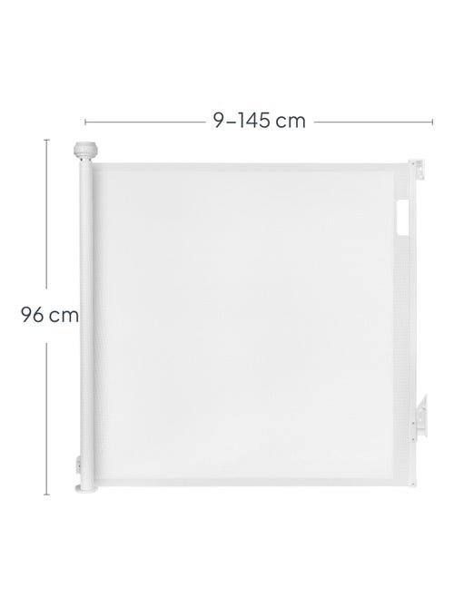 Cancelletto di sicurezza retrattile - LIONELO Thea - 85 x 140 cm - Senza soglia - Kiabi Cancelletto di sicurezza retrattile - LIONELO Thea - 85 x 140 cm - Senza soglia - Kiabi