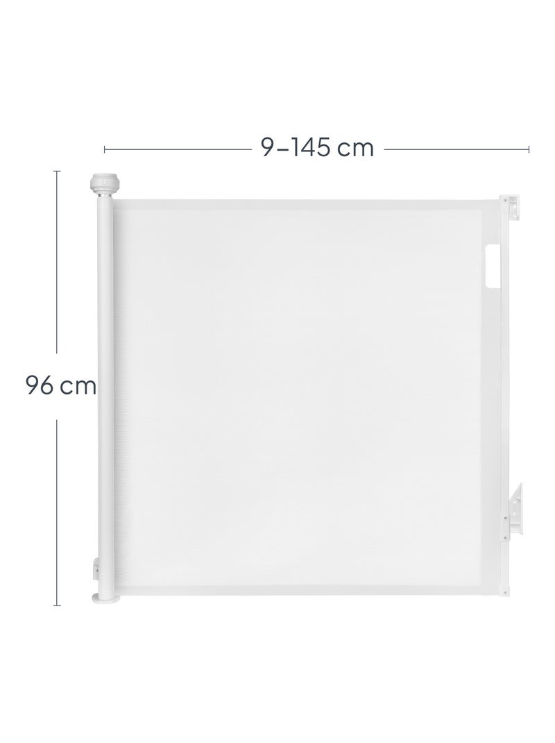 Cancelletto di sicurezza retrattile - LIONELO Thea - 85 x 140 cm - Senza soglia Bianco - Kiabi