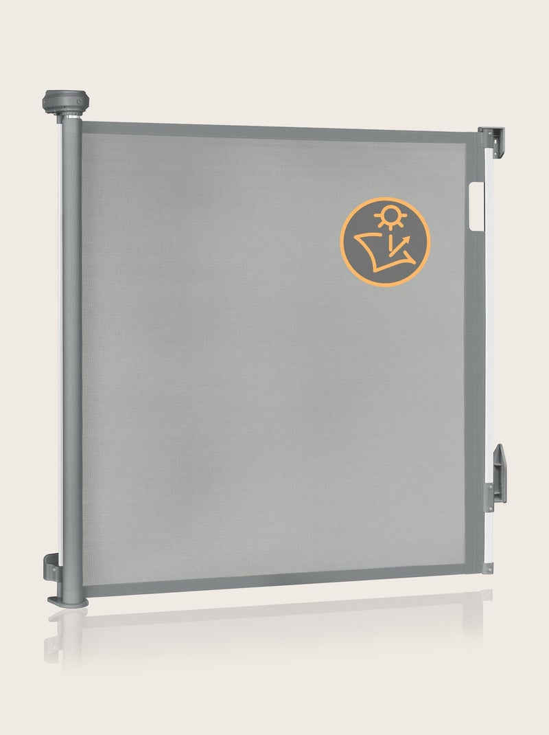 Cancelletto di sicurezza retrattile - LIONELO Thea - 85 x 145 cm - Senza soglia - Grigio Grigio - Kiabi