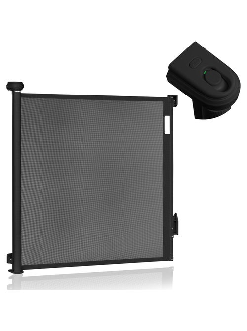 Cancelletto di sicurezza retrattile - LIONELO Thea - 85 x 145 cm - Senza soglia - Nero - Kiabi Cancelletto di sicurezza retrattile - LIONELO Thea - 85 x 145 cm - Senza soglia - Nero - Kiabi