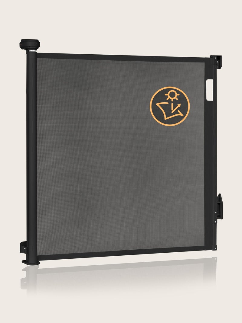 Cancelletto di sicurezza retrattile - LIONELO Thea - 85 x 145 cm - Senza soglia - Nero Nero - Kiabi