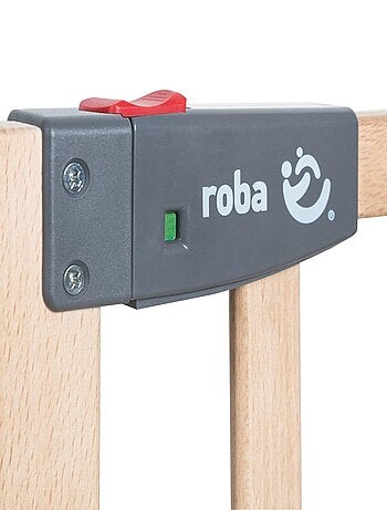 Cancello di sicurezza in legno massello – porticina a chiusura magnetica – "Roba Safety Up