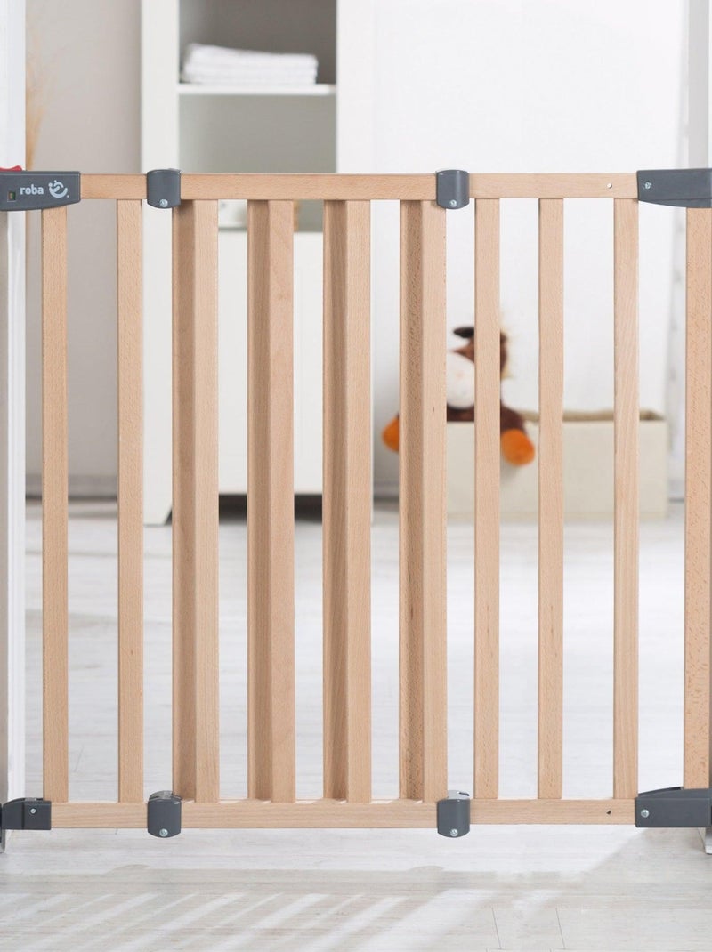 Cancello di sicurezza in legno massello – porticina a chiusura magnetica – "Roba Safety Up" Marrone chiaro - Kiabi
