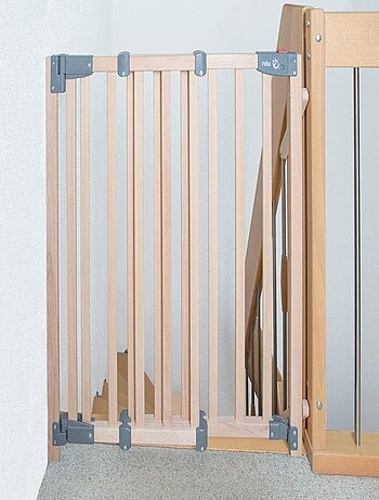 Cancello di sicurezza per scale in legno massello con porticina – "Roba Safety Up