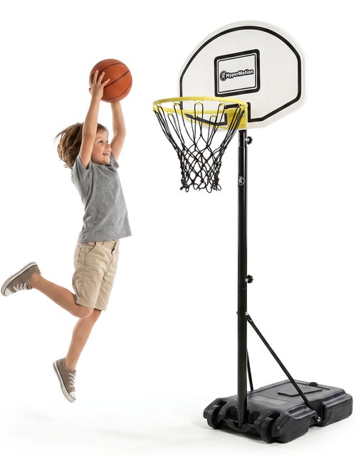 Canestro basket bambini regolabile 165-215 cm autoportante pannello 73x49 HyperMotion - Kiabi
