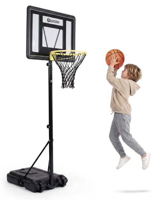 Canestro basket bambini regolabile 165-215 cm autoportante pannello 82x58 HyperMotion - Kiabi