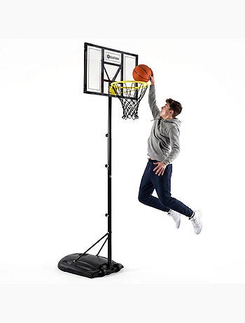 Canestro basket regolabile 160-260 cm autoportante pannello 82x53 HyperMotion