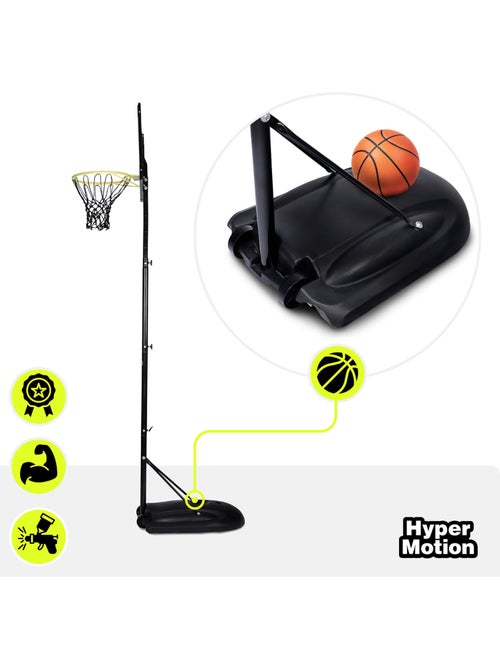 Canestro basket regolabile 160-260 cm autoportante pannello 82x53 HyperMotion - Kiabi