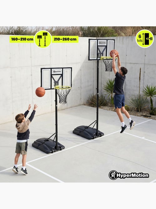 Canestro basket regolabile 160-260 cm autoportante pannello 82x53 HyperMotion - Kiabi