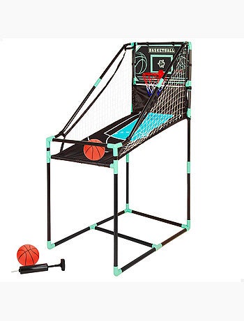 Canestro da basket con telaio di ritorno e tabellone elettronico cb games