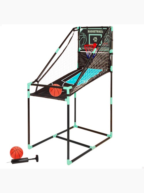 Canestro da basket con telaio di ritorno e tabellone elettronico cb games - Kiabi Canestro da basket con telaio di ritorno e tabellone elettronico cb games - Kiabi