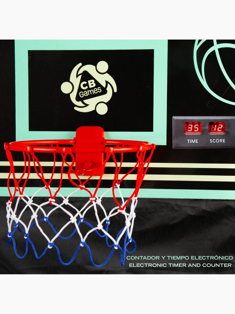 Canestro da basket con telaio di ritorno e tabellone elettronico cb games N/D - Kiabi