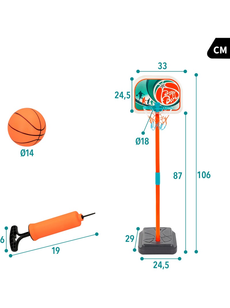 Canestro da basket per bambini cb toys con palla N/D - Kiabi