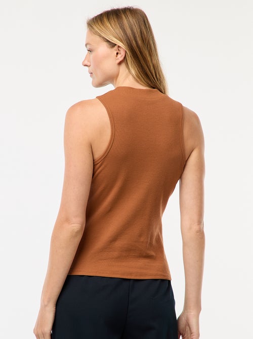 Canotta a coste con giromanica americano - Kiabi