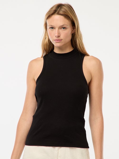 Canotta a coste con giromanica americano - Kiabi