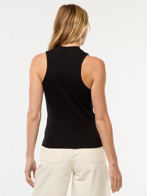 Canotta a coste con giromanica americano - Kiabi